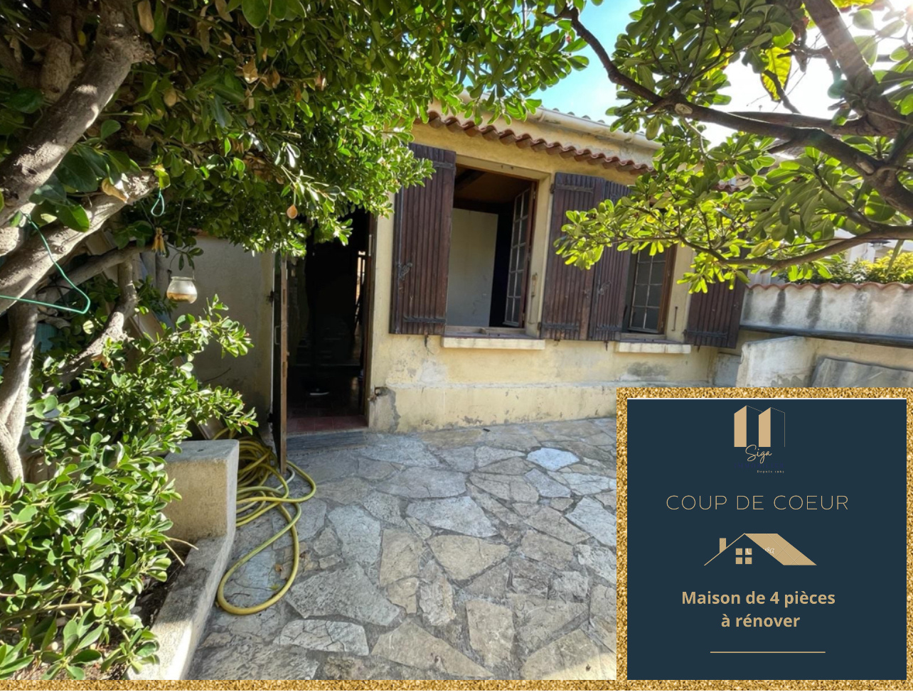 Vente maison/villa T4 de 57m²